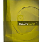 Nature Saver Classification Folders, w/ Fasteners, 1 Dvdr, Letter, 10/Box, Green view 2