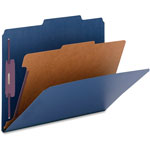 Nature Saver Top-Tab 1-Divider Classification Folder, Dark Blue view 4