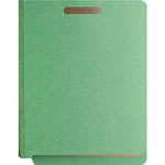 Nature Saver Classification Folder, End Tab, Letter, 2-Div, 10/BX, Green view 1