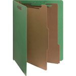 Nature Saver Classification Folder, End Tab, Letter, 2-Div, 10/BX, Green view 2