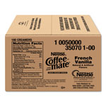 Coffee-Mate® Liquid Coffee Creamer, French Vanilla, 0.38 oz Mini Cups, 180/Carton view 4