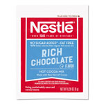 Nestle No-Sugar-Added Hot Cocoa Mix Envelopes, Rich Chocolate, 0.28 oz Packet, 30/Box view 5