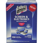 Endust Electronic Screen Wipes, Anti-Static, 5