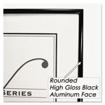 Nudell Plastics Metal Poster Frame, Plastic Face, 24 x 36, Black view 1