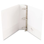 Office Impressions Economy Round Ring View Binder, 3 Rings, 2