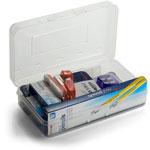 Officemate Back to School Pencil Box / Essential Supplies Organizer Kit, 8 Pieces - Multi - 1 Each view 1