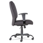 OIF Big and Tall Swivel/Tilt Mid-Back Chair, Supports up to 450 lbs., Black Seat/Black Back, Black Base view 2