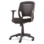 OIF Swivel/Tilt Mesh Task Chair, Supports up to 250 lbs., Black Seat/Black Back, Black Base view 1