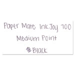 Papermate® InkJoy 700 RT Retractable Ballpoint Pen, 1mm, Black Ink, White Barrel, Dozen view 3