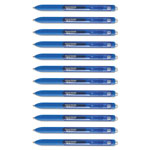 Papermate® InkJoy Retractable Gel Pen, Medium 0.7mm, Blue Ink/Barrel, Dozen view 1