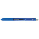 Papermate® InkJoy Retractable Gel Pen, Micro 0.5mm, Blue Ink/Barrel, Dozen view 1