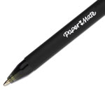Papermate® ComfortMate Ultra Retractable Ballpoint Pen, 0.8mm, Black Ink/Barrel, Dozen view 2