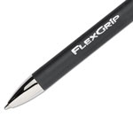 Papermate® FlexGrip Elite Retractable Ballpoint Pen, 0.8mm, Black Ink/Barrel, Dozen view 3