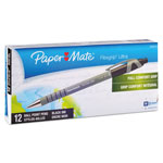 Papermate® FlexGrip Ultra Recycled Ballpoint Retractable Pen, Black Ink, Medium, Dozen view 1
