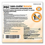 Sani Professional Sani-Cloth Bleach Germicidal Disposable Wipe Refill, 7.5 x 15, Unscented, White, 160/Bag, 2 Bags/Carton view 1