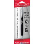 Pentel GlideWrite Executive Ballpoint Pen, 1 mm Pen Point Size, Black Gel-based Ink view 1