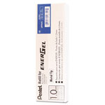 Pentel Refill for Pentel EnerGel Retractable Liquid Gel Pens, Conical Tip, Bold Point, Blue Ink view 1