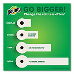 Bounty Select-a-Size Kitchen Roll Paper Towels, 2-Ply, White, 6 x 11, 135 Sheets/Roll, 8 Triple Rolls/Carton view 5