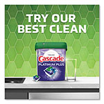 Cascade Platinum Plus ActionPacs Dishwasher Detergent Pods, 1.46 oz Bag, 30/Bag, 3 Bags/Carton view 3