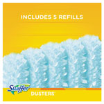 Swiffer Dusters Starter Kit, Dust Lock, 1 kit (Handle+5 Dusters), 6 Kits/Case view 5