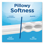 Puffs Plus Lotion Facial Tissue, White, 2-Ply, 124/Box, 3 Box/Pack, 8 Packs/Carton view 2