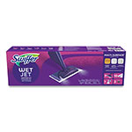 Swiffer WetJet Mop Starter Kit with 10 Pads and 1 Cleaner, 11.3 x 5.4 Head, Silver Handle view 2