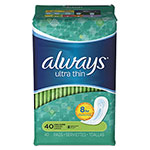 Always® Ultra Thin Pads, Super Long 10 Hour, 40/Pack, 6 Packs/Carton orginal image