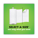Bounty Select-a-Size Kitchen Roll Paper Towels, 2-Ply, White, 5.9 x 11, 98 Sheets/Roll, 24 Rolls/Carton view 3