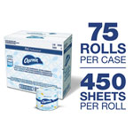 Charmin Toilet Paper, White, Individually Wrapped, 75 rolls, 450 Sheets Per Roll, 33750 Sheets Total view 1