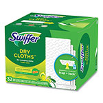 Swiffer Dry Refill Cloths. 8 x 10.4, White, 32 Box, 4 Boxes/Carton view 3