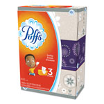 Puffs Facial Tissue, White, 3 Box Pack, 180 Sheets Per Box, 540 Sheets Total orginal image