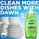 Dawn Ultra Dishwashing Liquid, Antibacterial, Apple Blossom Scent, 40 oz. Bottle, 8/Case view 2