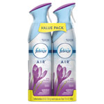 Febreze Air Effects, Twin Pack, Spring & Renewal Scent, Aerosol, 2/8.8 oz. Cans, 6/Case, 12 Total orginal image