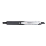 Pilot VBall RT Liquid Ink Retractable Roller Ball Pen, 0.5mm, Black Ink, Black/White Barrel view 1
