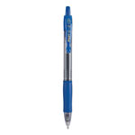 Pilot G2 Premium Retractable Gel Pen, 1mm, Blue Ink, Smoke Barrel, Dozen view 2