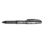 Pilot FriXion Point Erasable Stick Gel Pen, Extra-Fine 0.5mm, Black Ink, Black Barrel view 1