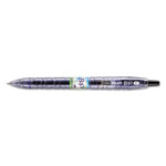 Pilot B2P Bottle-2-Pen Recycled Retractable Gel Pen, 0.7mm, Black Ink, Translucent Blue Barrel view 1
