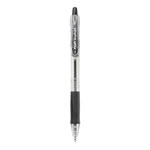 Pilot EasyTouch Retractable Ballpoint Pen, Medium 1mm, Black Ink, Clear Barrel, Dozen orginal image