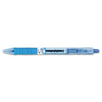 Pilot B2P Bottle-2-Pen Retractable Ballpoint Pen, 1mm, Blue Ink, Translucent Blue Barrel, Dozen view 1