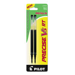 Pilot Refill for Pilot Precise V5 RT Rolling Ball, Extra-Fine Point, Black Ink, 2/Pack view 1