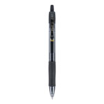 Pilot G2 Premium Retractable Gel Pen, Fine 0.7mm, Black Ink/Barrel, 36/Pack view 1