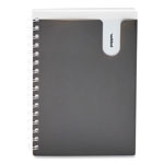 Poppin Pocket Notebook, 1 Subject, Medium/College Rule, Dark Gray Cover, 8.25 x 6, 80 Sheets orginal image