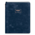 Poppin Velvet Sidekick Professional Notebook, 1 Subject, Wide/Legal Rule, Storm Blue Cover, 8.25 x 6.25, 80 Sheets view 2