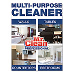 Mr. Clean Finished Floor Cleaner, Lemon Scent, Liquid, 1 gal Bottle, 3/Carton view 4