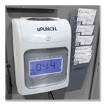 uPunch HN2500 Electronic Calculating Time Clock Bundle, LCD Display, Beige/Gray view 4