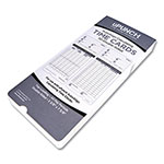 uPunch Time Clock Cards for uPunch HN4000, Two Sides, 7.37 x 3.37, 50/Pack view 2