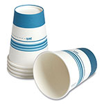 Perk™ Paper Hot Cups, 12 oz, White/Blue, 50/Pack view 4