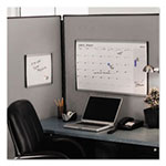 Quartet® Magnetic Dry-Erase Board, Steel, 14 x 24, White Surface, Silver Aluminum Frame view 4