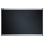 Quartet® Prestige Embossed Foam Bulletin Board, 36 x 24, Black, Aluminum Frame view 4