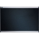 Quartet® Prestige Embossed Foam Bulletin Board, 72 x 48, Black, Aluminum Frame view 5